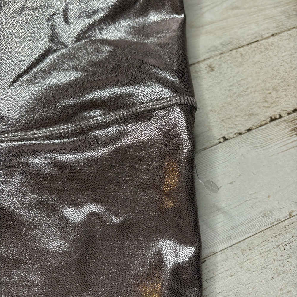Old Navy Powersoft Extra High Rise Leggings Starry Sky Metallic Shine Sz 4X - Picture 3 of 9